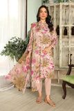 Printed Slub Khaddar Unstitched Suit  (DU0410)