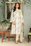 3 Piece Printed Slub Khaddar Unstitched Suit  (DU0418)