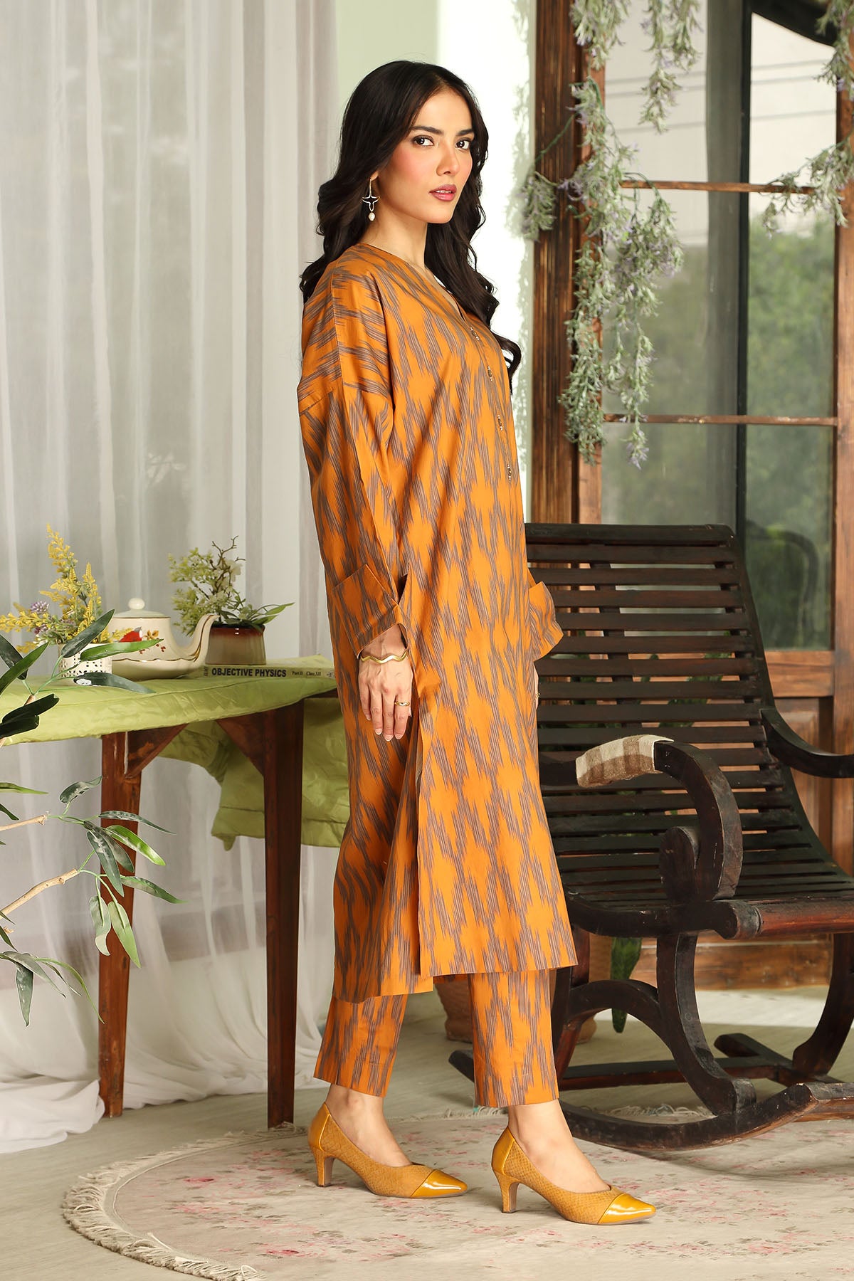 2 Piece Cotton Unstitched Suit  (DU0402)