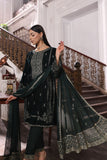 3 Piece Velvet Embroidered Suit (AV0029)