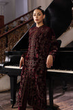 2 Piece Velvet Embroidered Suit (AV0027)