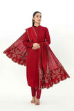 1 Piece Cotton Silk Embroidered Shawl (AA5438)