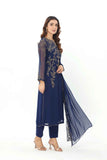 3 Piece Chiffon Embroidered Suit (AP0040)