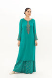 2 Piece Green Embroidered Suit (AP0047)