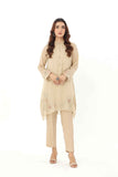 2 Piece  Chiffon Embroidered Suit (AS0468)