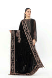 1 Piece Velvet Embroidered Shawl (AV0010)