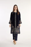 2 Piece Velvet Embroidered Suit (AV0015)