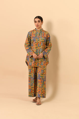 2 Piece Unstitched Printed Lawn Suit (UC0002)