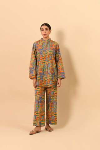 2 Piece Unstitched Printed Lawn Suit (UC0002)