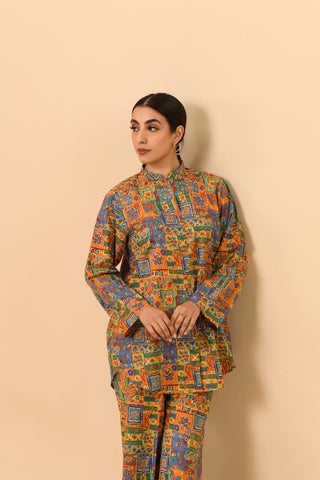 2 Piece Unstitched Printed Lawn Suit (UC0002)