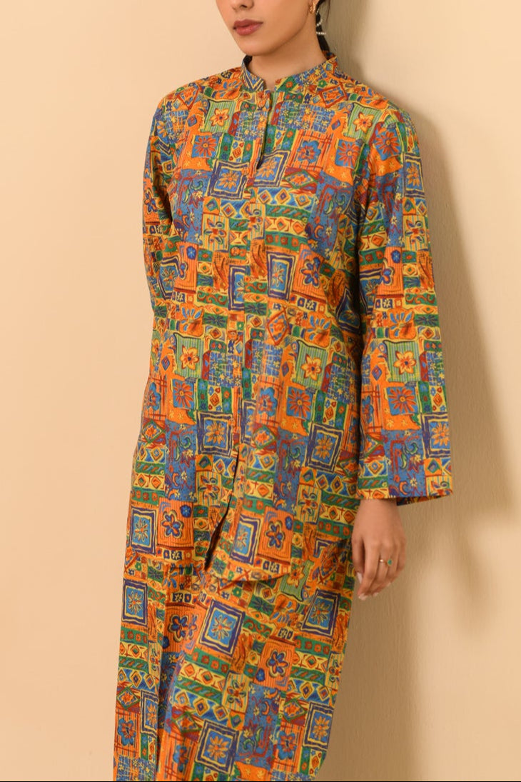 2 Piece Unstitched Printed Lawn Suit (UC0002)