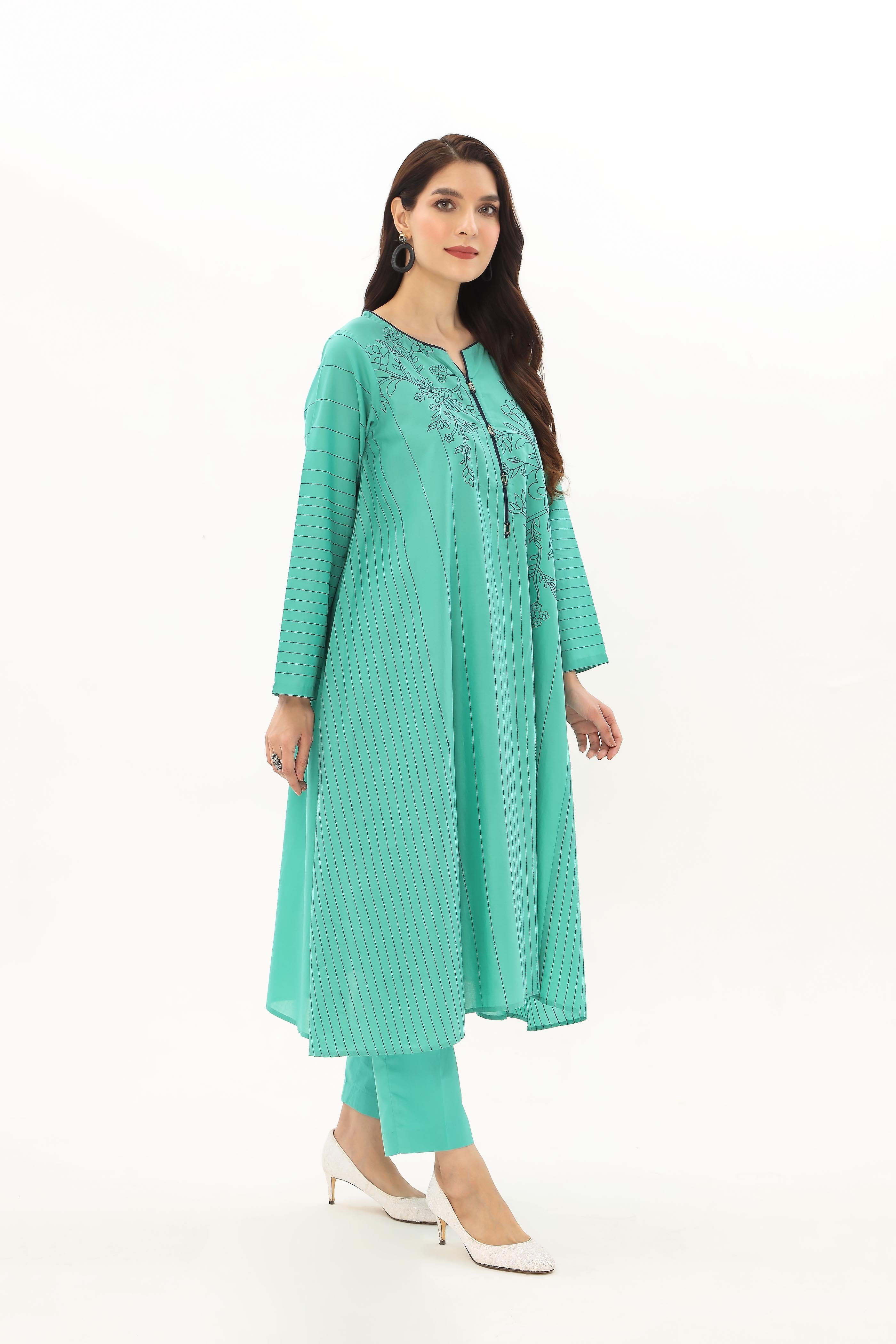 2 Piece Lawn Embroidered Suit (BA0106)