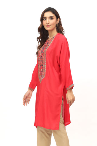 1 Piece Lawn Karandi Embroidered Shirt  (BB9909)