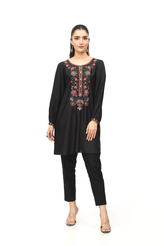 1 Piece Linen Viscose Embroidered Shirt  (BB9910)