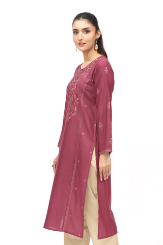 1 Piece Lawn Karandi Embroidered Shirt  (BB9925)