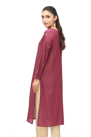 1 Piece Lawn Karandi Embroidered Shirt  (BB9925)