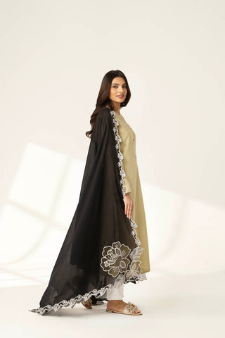 1 Piece Lawn Embroidered Shawl (BS0053)