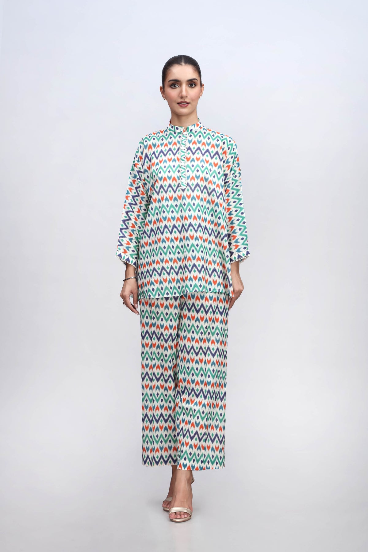 2 Piece Lawn Printed Suit (BZ0056)