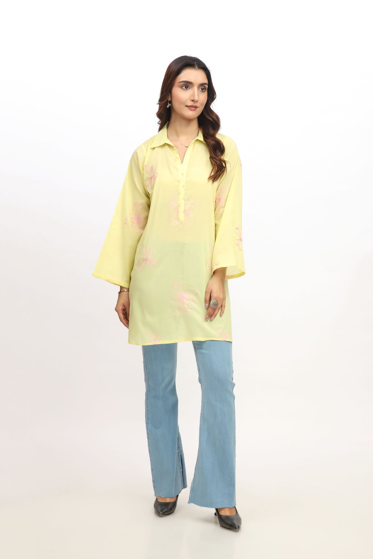 1 Piece Lawn Embroidered Shirt (BZ0105)