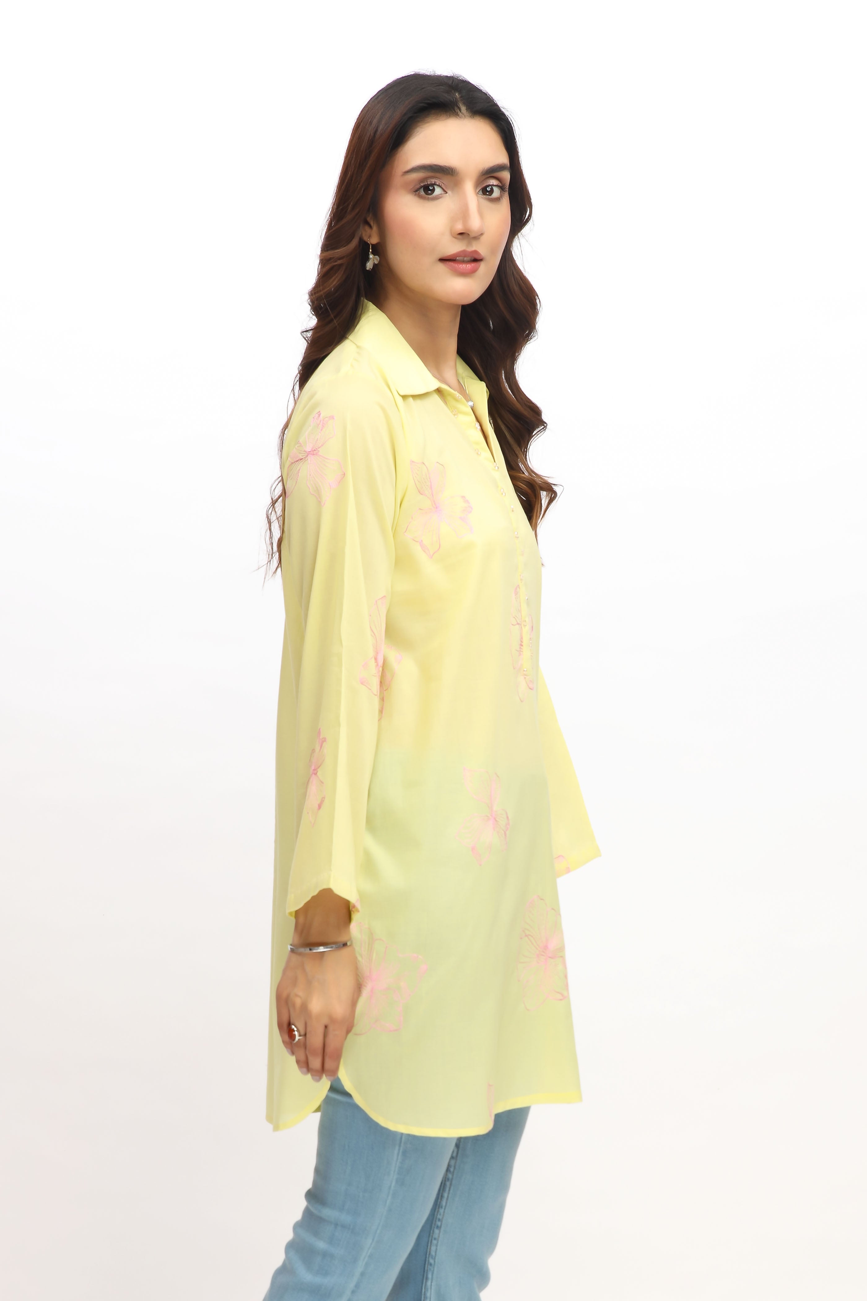 1 Piece Lawn Embroidered Shirt (BZ0105)