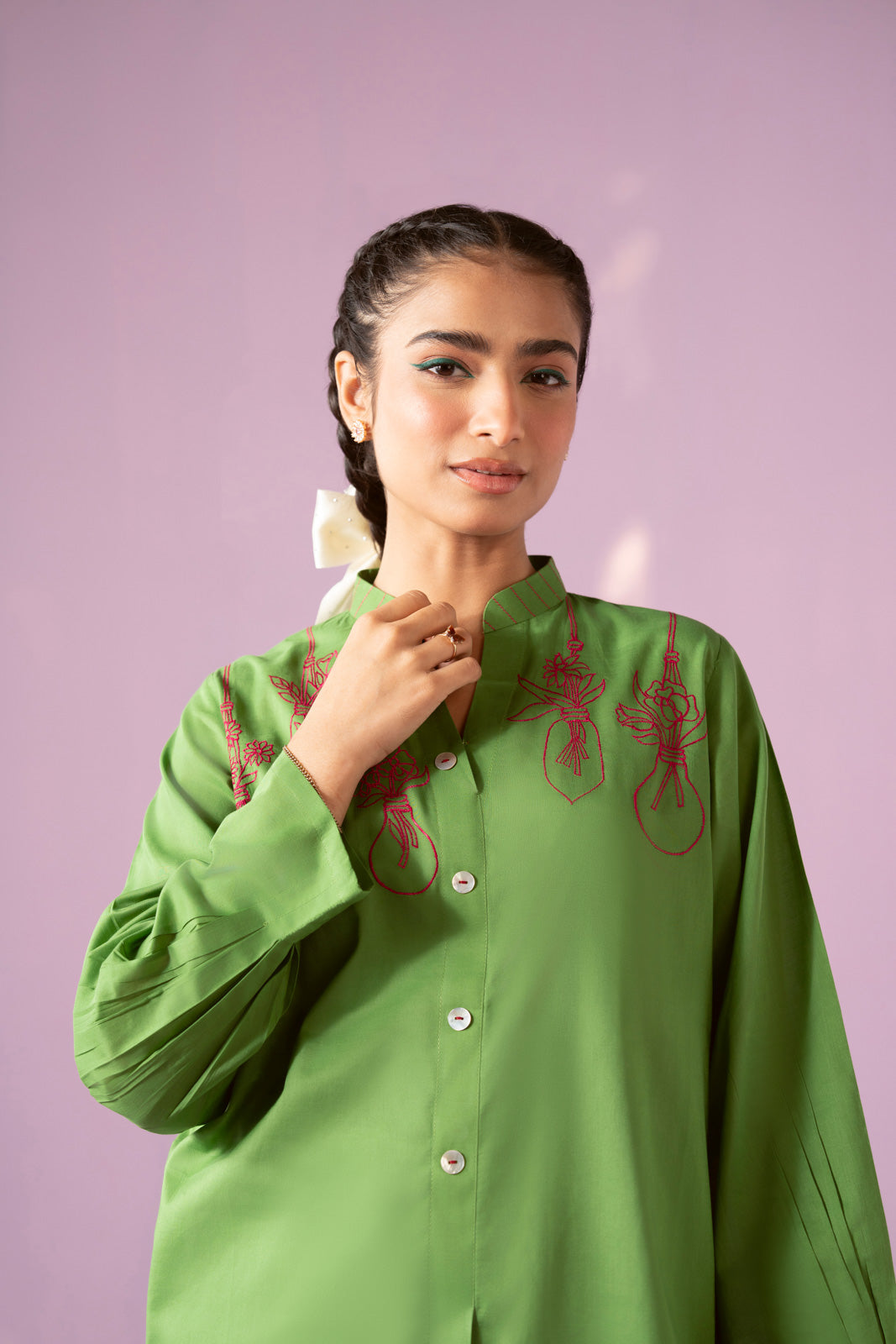 1 Piece Lawn Embroidered 1 Piece Shirt (CF0118)