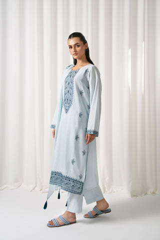 3 Piece Lawn Embroidered Suit (CS0061)