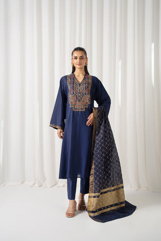 3 Piece Lawn Embroidered Suit (CS0074)