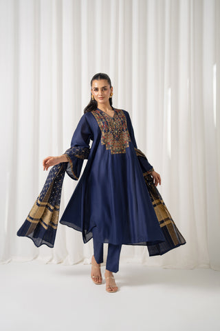 3 Piece Lawn Embroidered Suit (CS0074)