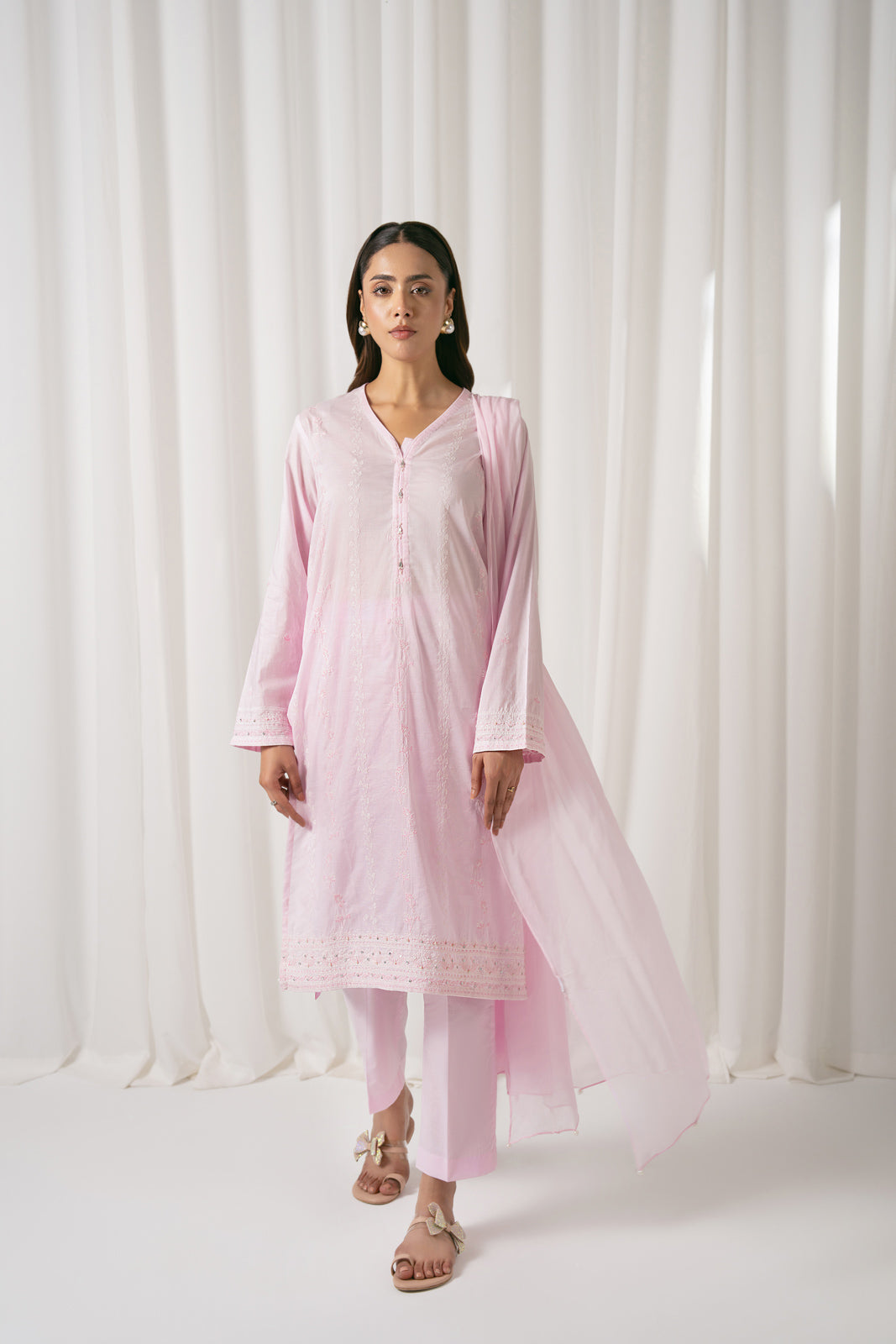 3 Piece Lawn Embroidered (CS0077)