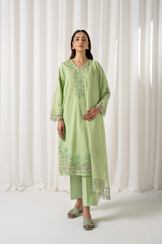 3 Piece Net Embroidered Suit (CS0081)