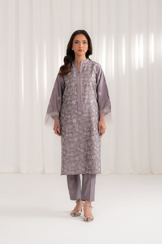 2 Piece Cotton Silk Embroidered (CS0086)