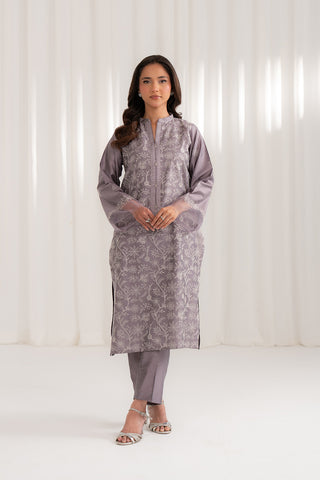 2 Piece Cotton Silk Embroidered (CS0086)