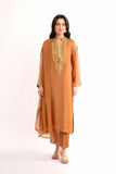 3 Piece Golden Embroidered Suit (AP0048)