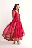 2 Piece Deep Pink Embroidered Suit (AP0049)