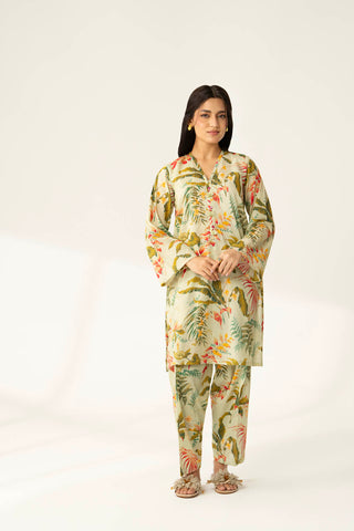 2 Piece Printed Lawn Printed Suit (PD1340)