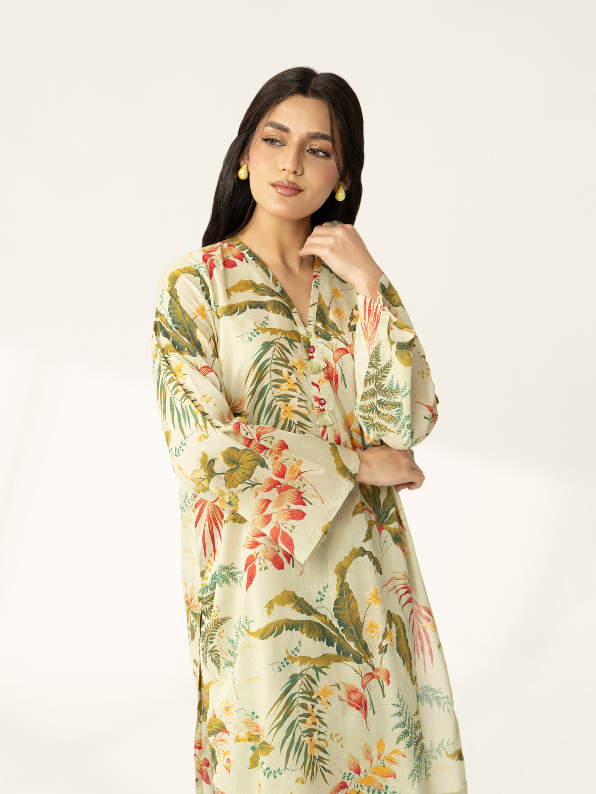 2 Piece Printed Lawn Printed Suit (PD1340)