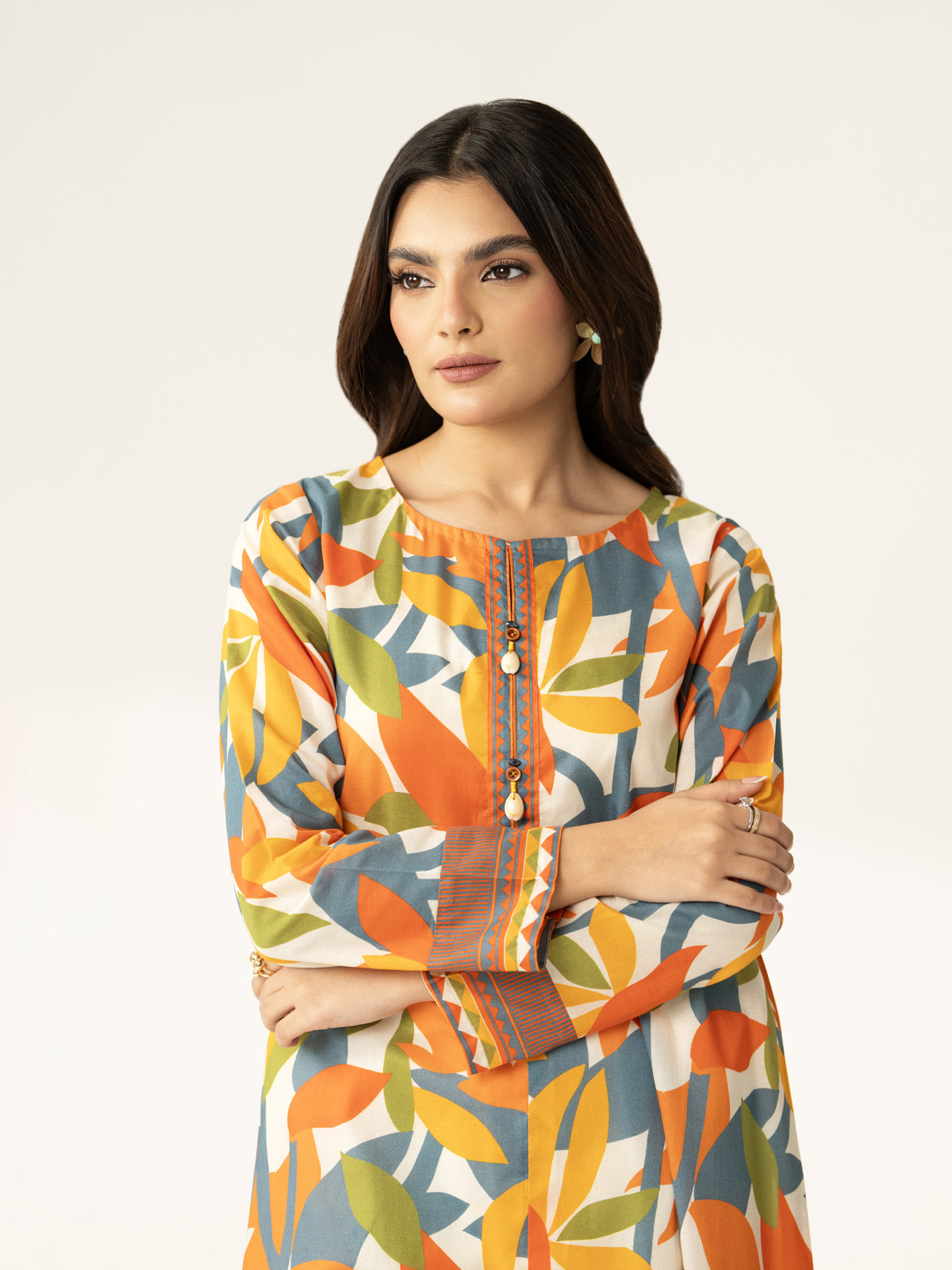 1 Piece Printed Lawn Printed Shirt (PD1356)