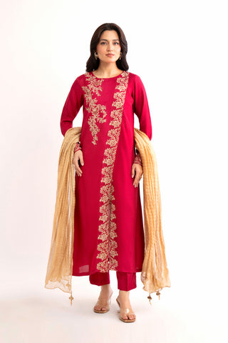 1 Piece Golden Solid Dupatta (AA5446)