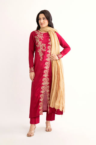 1 Piece Golden Solid Dupatta (AA5446)