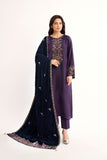 1 Piece Blue Embroidered Shawl (AV0036)