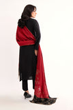 1 Piece Maroon Embroidered Shawl (AA5453)