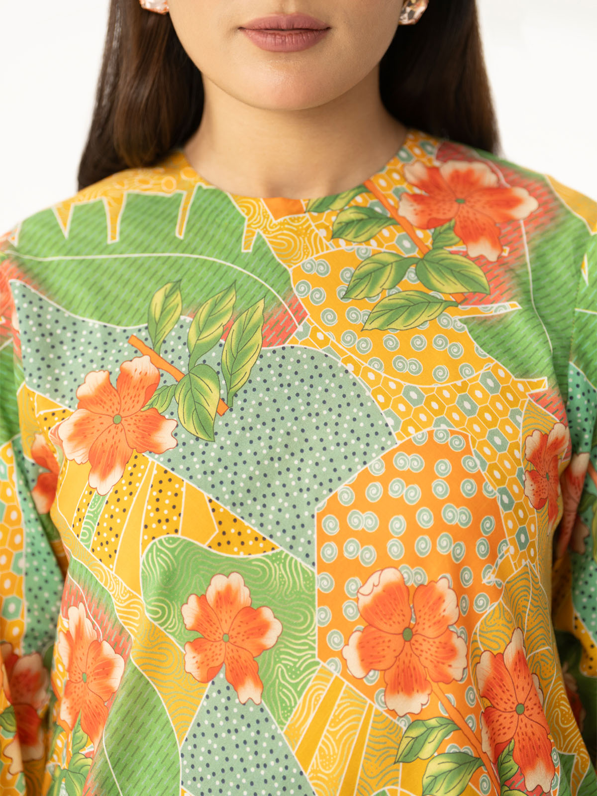 1 Piece Printed Lawn Printed Shirt (PD1332)