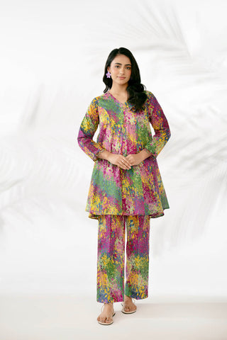 2 Piece Printed Lawn Printed Suit (PD1362)