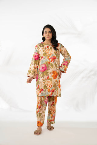 2 Piece Printed Lawn Printed Suit (PD1342)