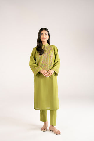 2 Piece Lawn Embroidered Suit (CP0017)