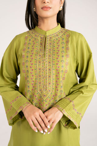 2 Piece Lawn Embroidered Suit (CP0017)