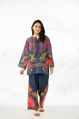 2 Piece Printed Lawn Printed Suit (CP0018)