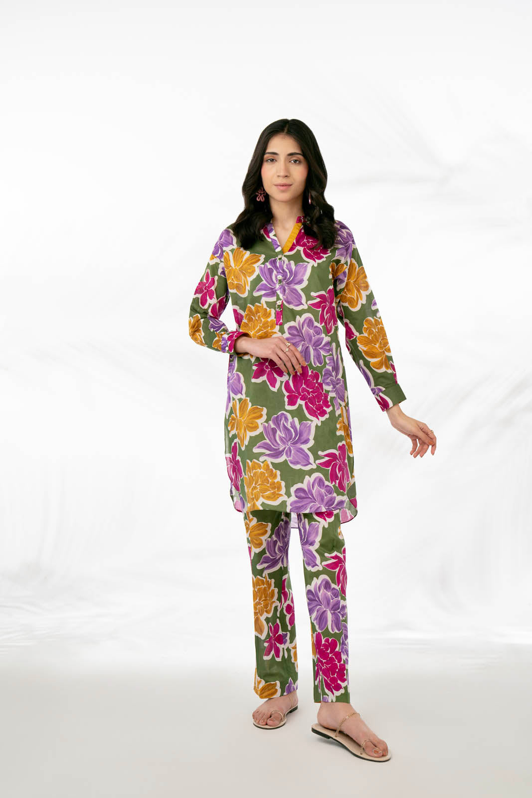 2 Piece Printed Lawn Printed Suit (CP0012)