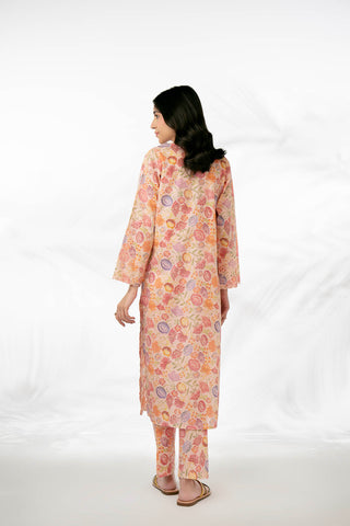 2 Piece Printed Lawn Printed Suit (PD1347)