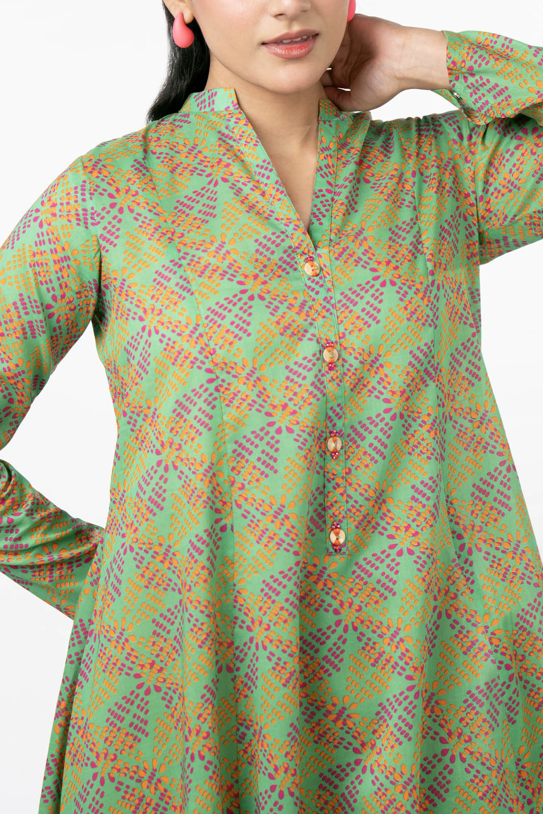 1 Piece Printed Lawn Printed 1 Piece Shirt (CP0052)